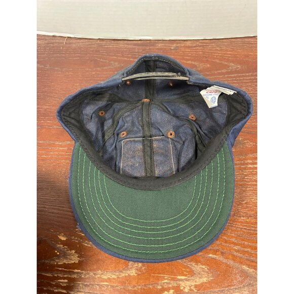 Vintage Steven Caps Morpac Inc. Professional Style Snapback Hat Blue X3 - Picture 3 of 4